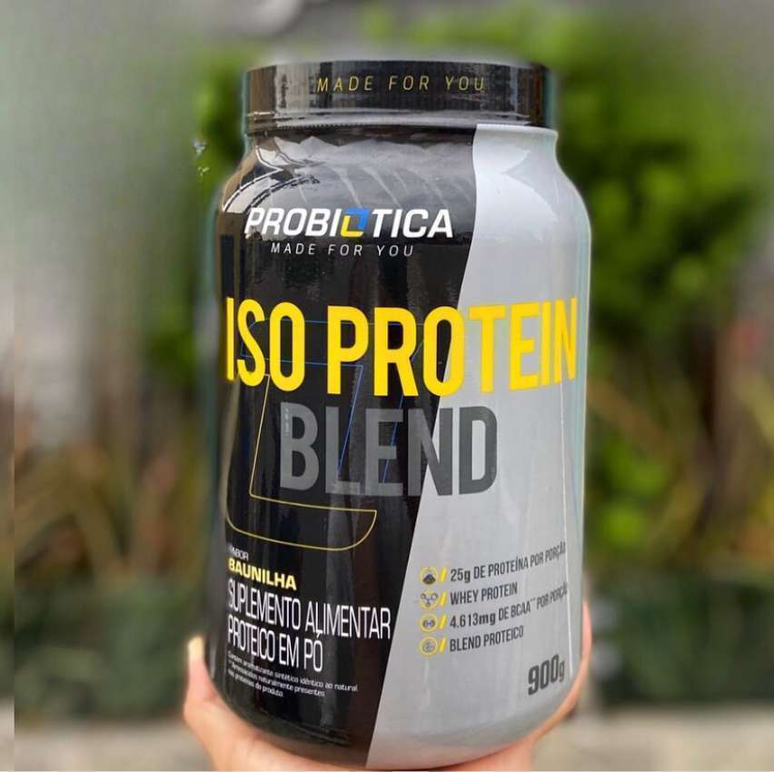 Iso Protein Blend Pote 900g – Probiotica Sabor Baunilha