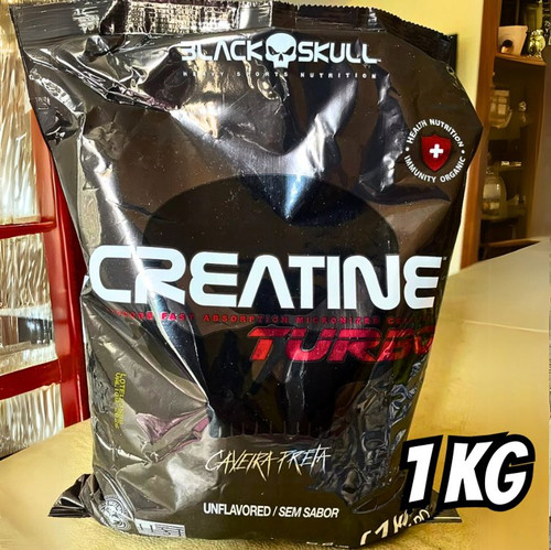 Suplemento em Pó Creatine Turbo Refil 1kg Black Skull Without flavor Sabor Sem sabor.jpg