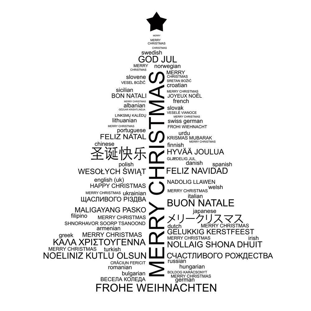 BUONE FESTE in tutte le lingue del mondo.