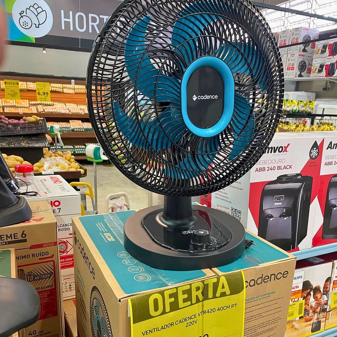 Ventilador Cadence Refresh Turbo Pro 40cm VTR420