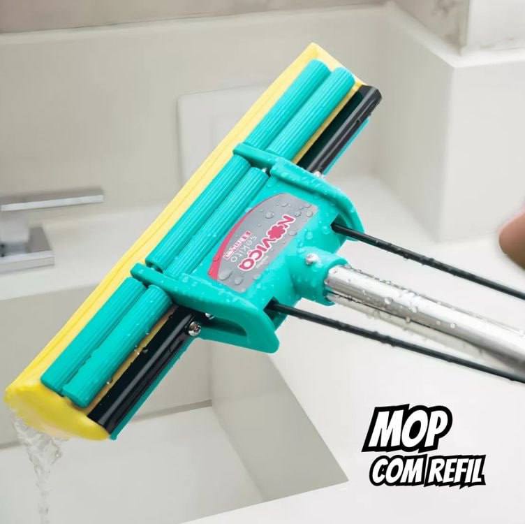 Mop Sekito Vassoura Magic Com Refil Noviça Bettanin Original