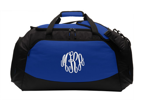 duffel bag large bg802 monogrammed blue.jpg
