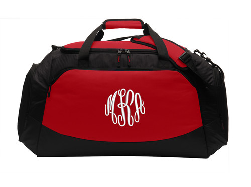 duffel bag large bg802 monogrammed red.jpg