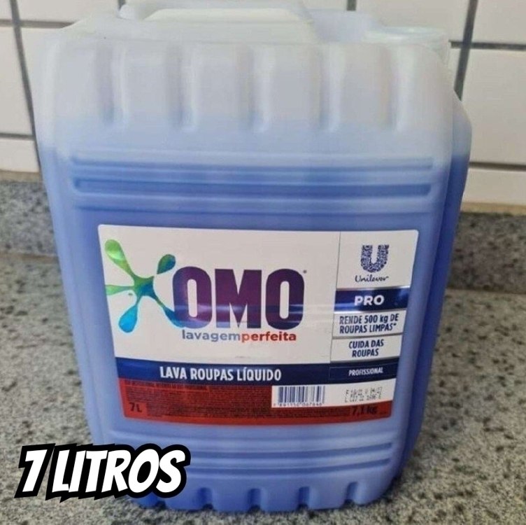 Sabão Líquido Omo Lavanderia Profissional Lavagem Perfeita Profissional 7L