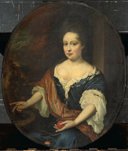 Haensbergen, Jan van Judith Allijn. Жена Harmen Lijnslager, 1699, 60 cm х 50,5 cm, Холст, масло