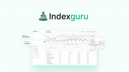 Get indexed faster, rank higher, and track your website's SEO performance