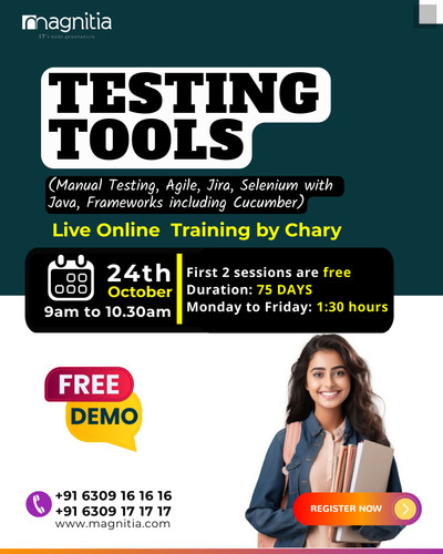 Testing Tools New Batch Starts From 24 October 2024, 9 a.m. to 10.30 a.m..jpg