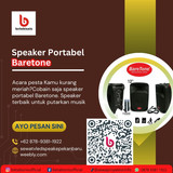 Rayakan Ulang Tahun dengan Suara Sempurna Sewa Speaker Portabel Baretone!
