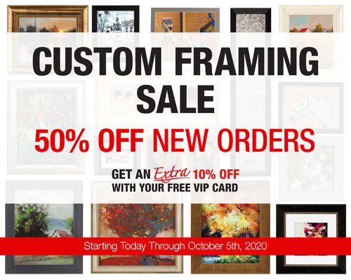 Custom Frame Sale 10:01