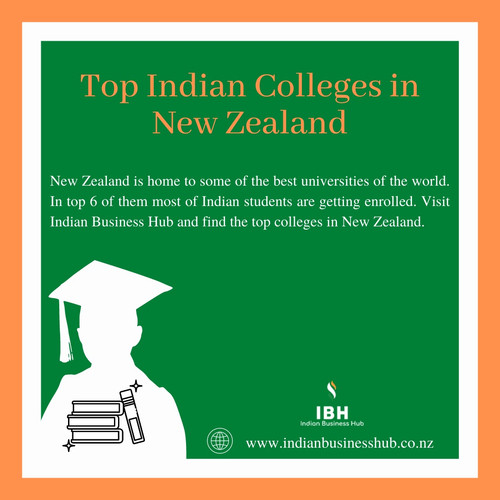 New Zealand is home to some of the best universities in the world. In the top 6 of them most of the Indian students are getting enrolled. Visit https://www.indianbusinesshub.co.nz/colleges-institutes