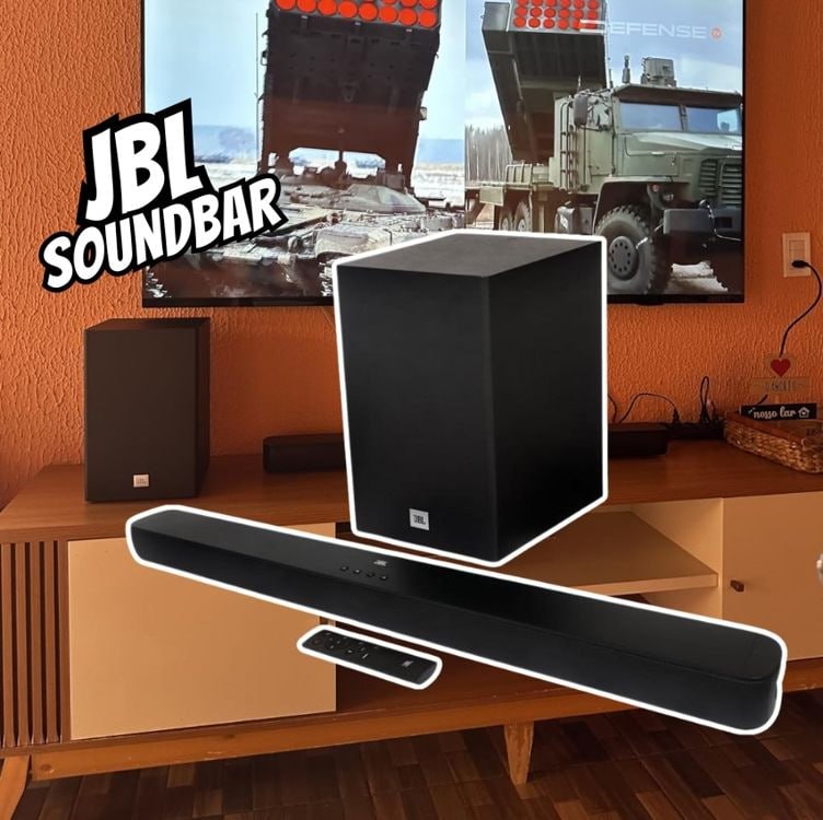 Soundbar Subwoofer JBL Cinema SB180, Wireless, 2.1 Canais, Bluetooth, 110W RMS, Preto – 28913746