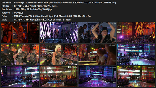 Lady Gaga LoveGame + Poker Face [Much Music Video Awards 2009 06 21] CTV 720p DD5.1 MPEG2.mpg.png
