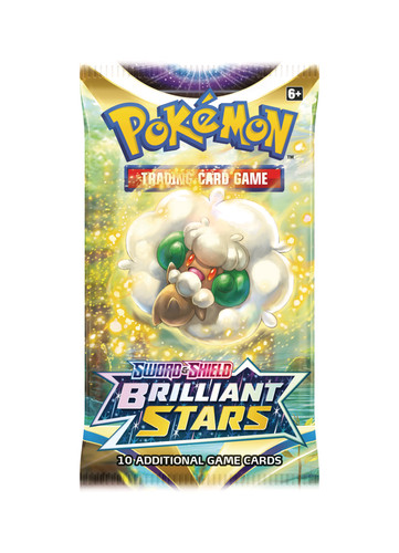 BP0220SS09 9 SWORD & SHIELD SWSH09 BRILLIANT STARS BOOSTER PACK