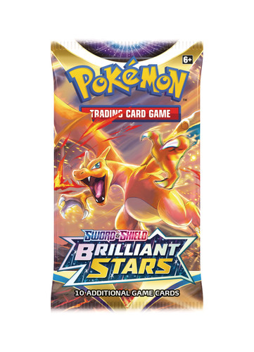 BP0220SS09 5 SWORD & SHIELD SWSH09 BRILLIANT STARS BOOSTER PACK