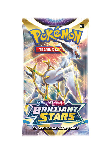 BP0220SS09 3 SWORD & SHIELD SWSH09 BRILLIANT STARS BOOSTER PACK