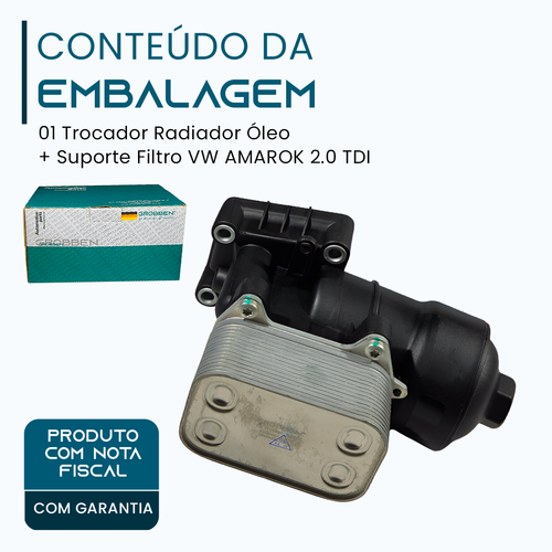 Trocador Radiador Óleo + Suporte Filtro VW AMAROK 2 (3).png