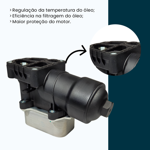 Trocador Radiador Óleo + Suporte Filtro VW AMAROK 2 (5).png