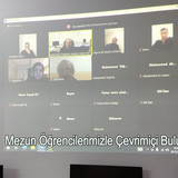 0 Manset mezun ogrencilerimizle zoom uzerinden bulustuk web