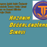 0 Kazanim Degerlendirme Sinavi 30 12 2022