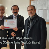 0 Manset imamhatip ortaokulu tesekkur ziyareti