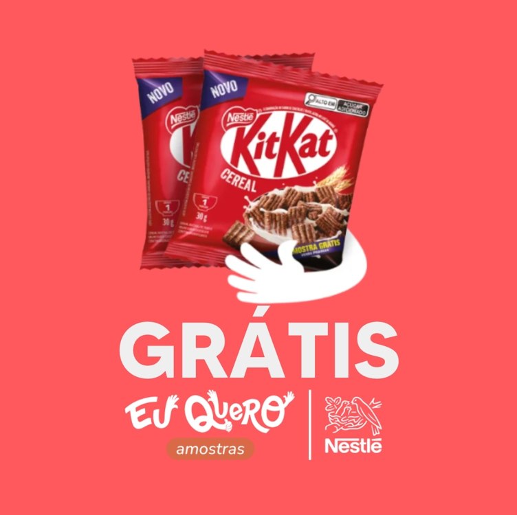 Amostra Grátis – KitKat® Cereal | Eu Quero Nestlé