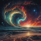 Leonardo Vision XL Caos the universe cosmos space star clouds 1