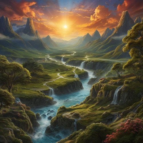 Leonardo Vision XL Highly detailed and vibrant fantasy landsca 2.jpg