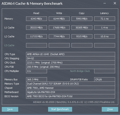 A 1640cachemem512kb 2.2ghz