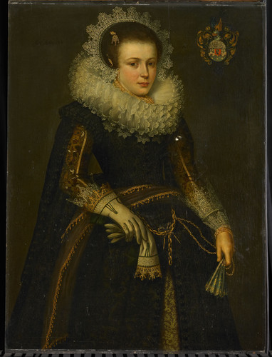 Unknown Портрет Mertijntje van Citters (1609 24), 1623, 103,9 cm x 76,5 cm, Дерево, масло