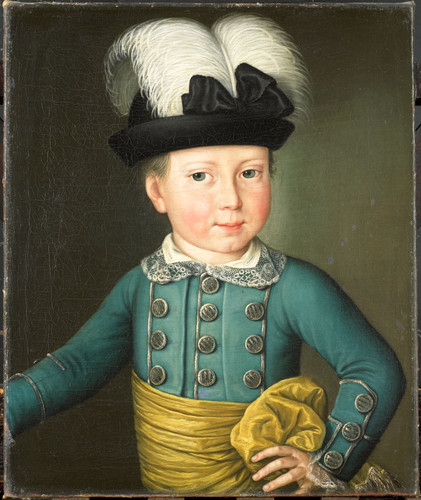 Unknown Willem Frederik (1772 1843). Принц Оранских Нассау, позже король Willem I, как ребёнок, 1775