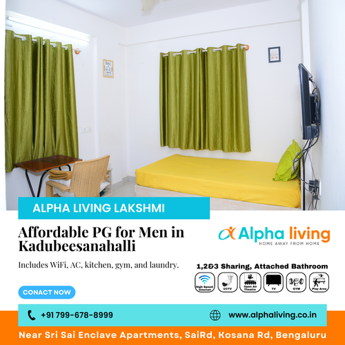 Looking for an affordable gents PG near Kadubeesanahalli?