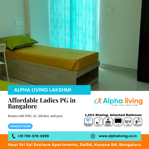 Need a safe, comfortable ladies PG in Bangalore?