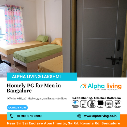 Looking for a homely PG for men in Bangalore?