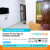 Looking for a secure gents PG near Kadubeesanahalli?