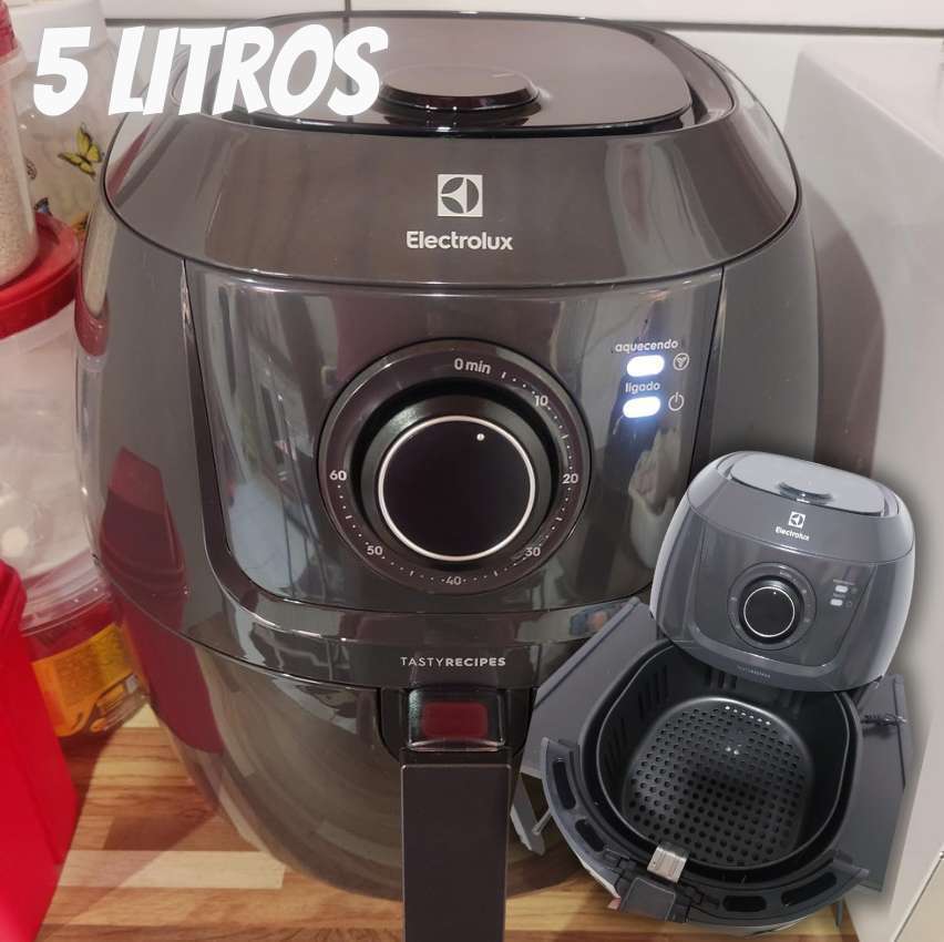 Fritadeira Elétrica Airfryer Eaf50 Family 5l Electrolux 127v Cor Cinza-escuro 110V