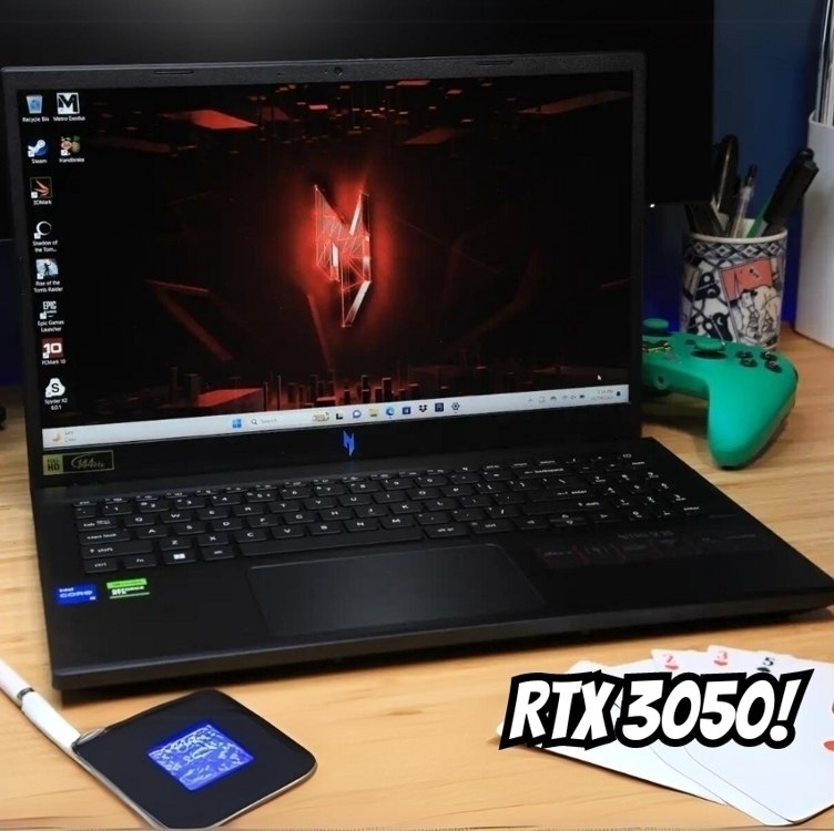 Notebook Gamer Acer Nitro V15 ANV15-51-57WS Intel Core I5-13420H 8GB RAM 512GB SSD NVIDIA RTX 3050 LINUX