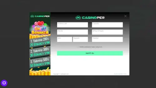 casinoper üyelik