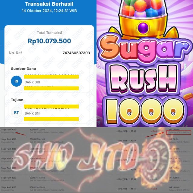 SELAMAT KEPADA ID XXXX JACKPOT PERMAINAN SUGAR RUSH 1000 DI WEB SHIOJITU