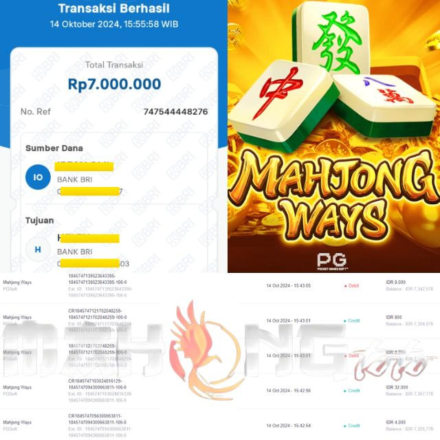 SELAMAT KEPADA ID XXXX JACKPOT PERMAINAN MAHJONG WAYS PG Soft DI WEB MAHONGTOTO