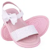 sandalia belinha branco rosa world 1