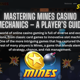 Mastering Mines Casino Mechanics – A Player’s Guide
