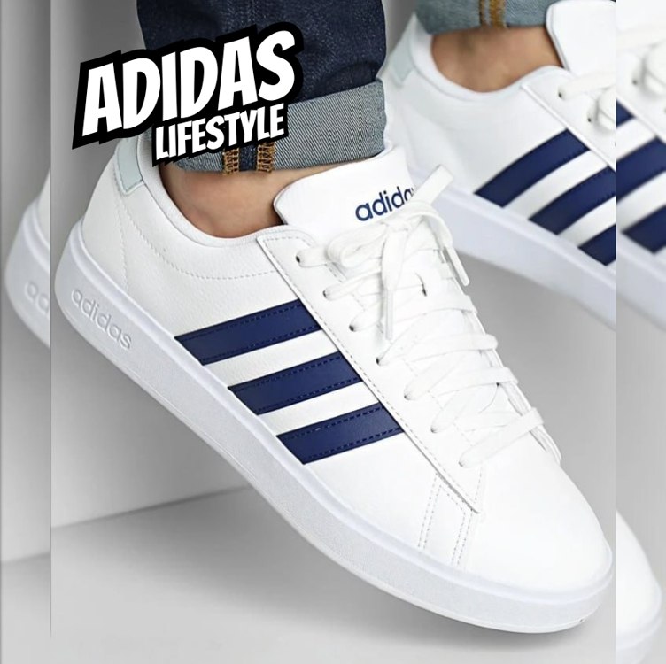 Tênis Casual Masculino Grand Court Base 2.0 Lifestyle adidas