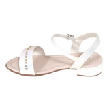 sandalia paris branco holografico 9