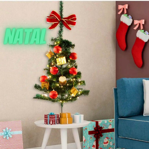 Árvore de Natal Verde 90cm 52 Galhos Nell YZ1160W30.jpg