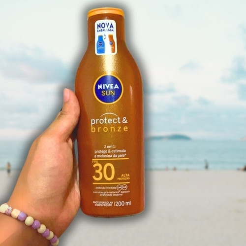 NIVEA SUN Protetor Solar Protect & Bronze FPS15 200ml.jpg
