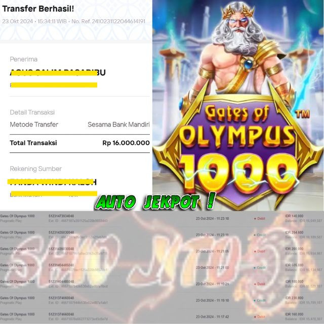 SELAMAT KEPADA ID XXXX JACKPOT PERMAINAN Gates of Olympus 1000 Slot - Pragmatic Play DI WEB SHIOJITU