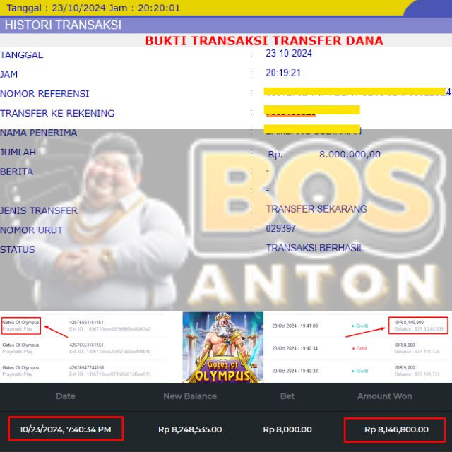 SELAMAT KEPADA ID XXXX JACKPOT PERMAINAN Gates of Olympus Slot - Pragmatic Play DI WEB BOSANTON