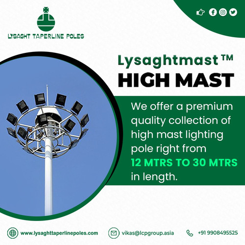 Best high mast lighting poles manufacturer and supplier in India.jpg