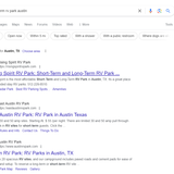 short term rv park austin