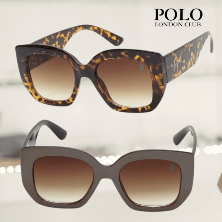 Óculos de Sol Polo London Club com Proteção UVA/UVB (3 opções)